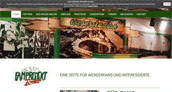 Desktop Screenshot of fanprojektbremen.de