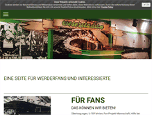 Tablet Screenshot of fanprojektbremen.de